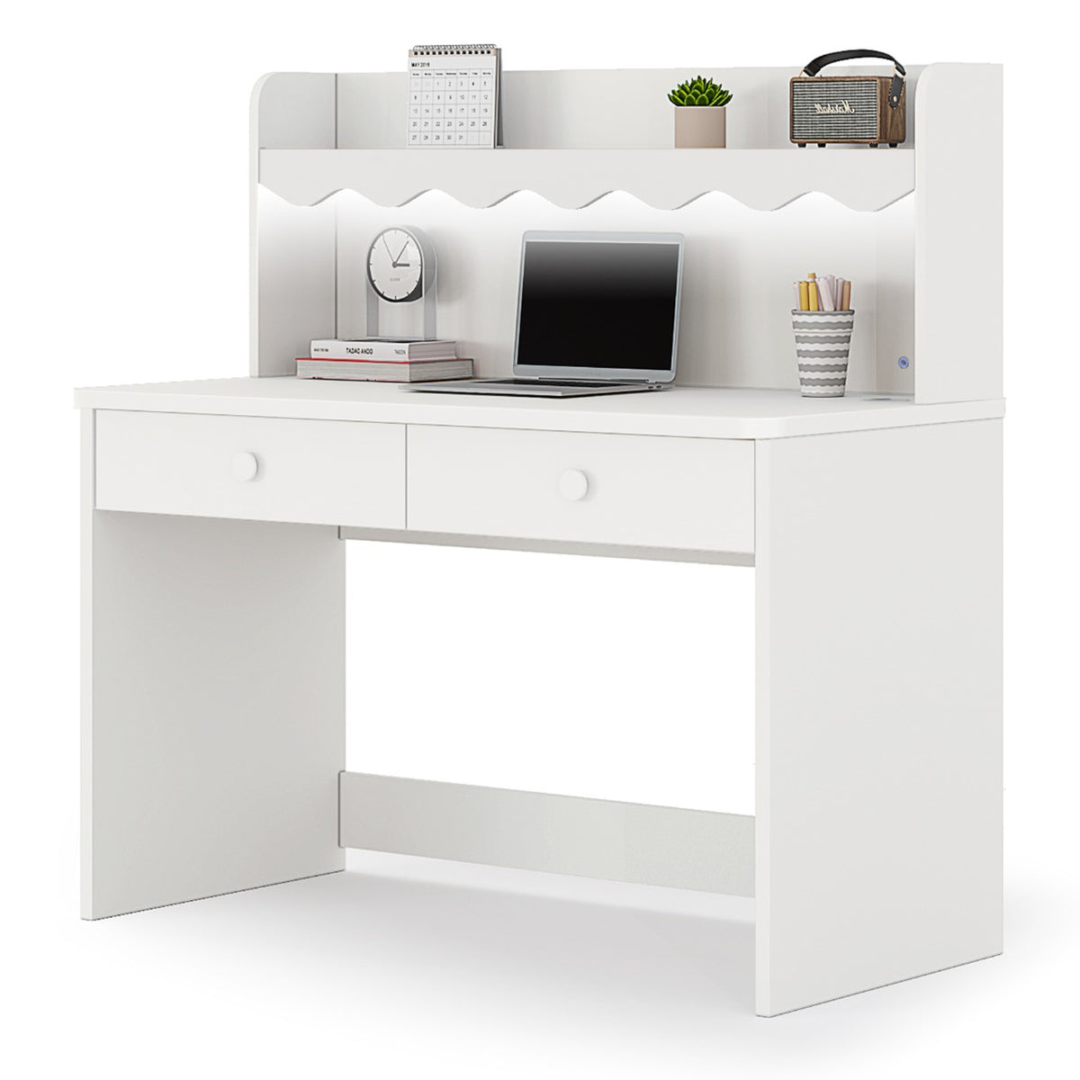 Bloom junior Study Desk - White