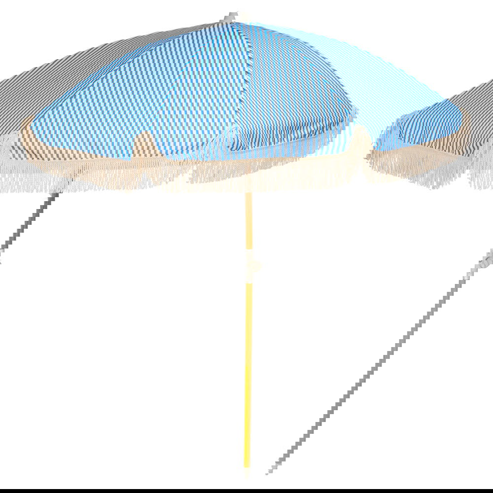 Beach Umbrella - Marble Blue