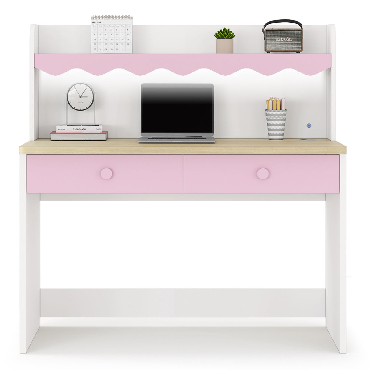 Bloom Junior Study Desk - Blush
