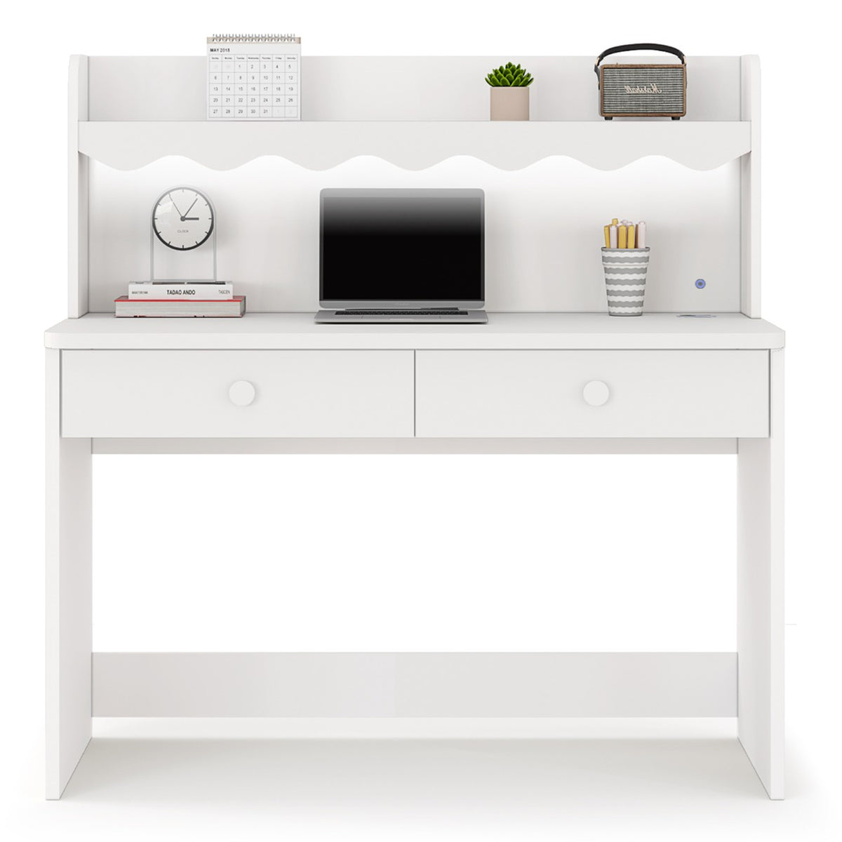 Bloom junior Study Desk - White