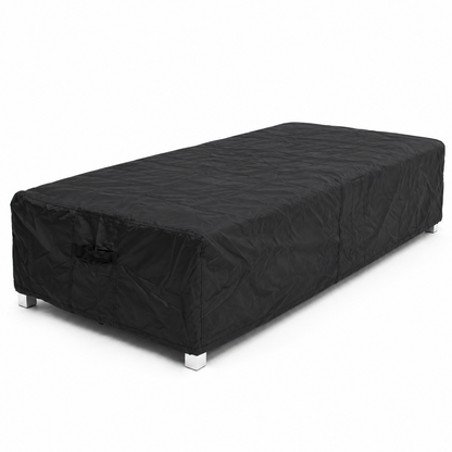 Large Sunlounge Outdoor Cover - Black