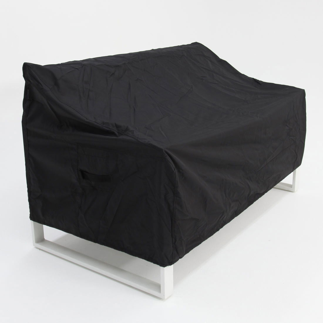 2-Seater Lounge Outdoor Cover - Black