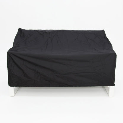 2-Seater Lounge Outdoor Cover - Black