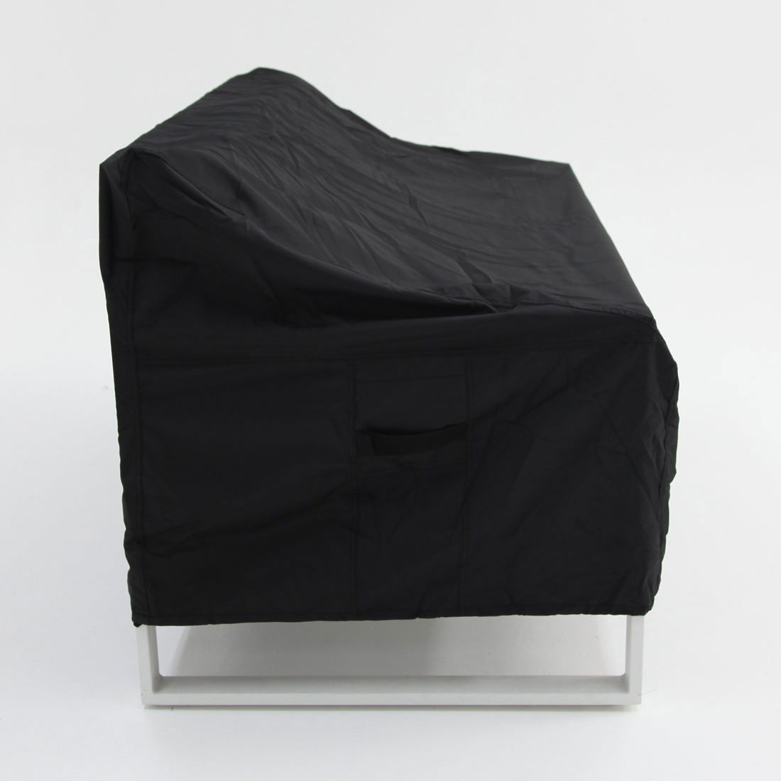 2-Seater Lounge Outdoor Cover - Black