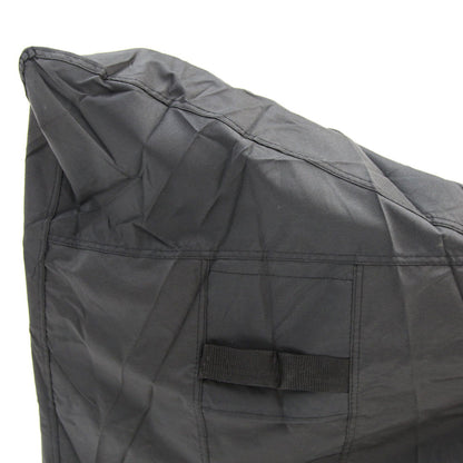 2-Seater Lounge Outdoor Cover - Black