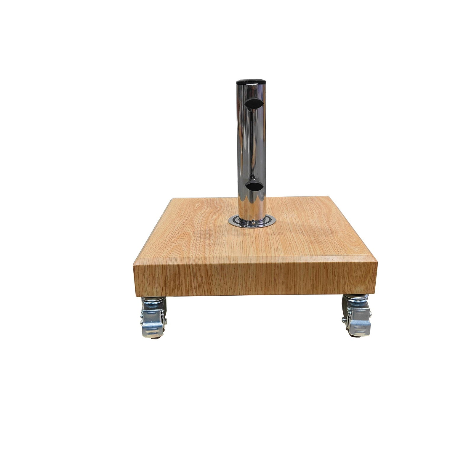 25kg Timber-Look Aluminium Umbrella Base