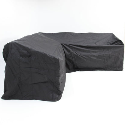 Large Corner Lounge Outdoor Cover - Black