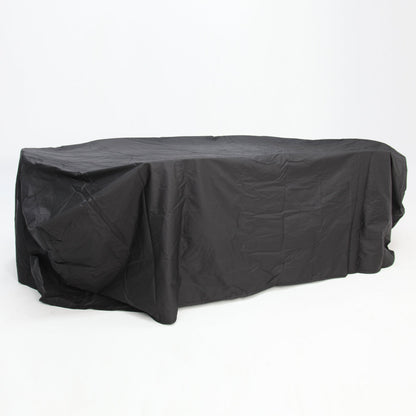Large Rectangular Cover for 9pc Dining Setting - Black