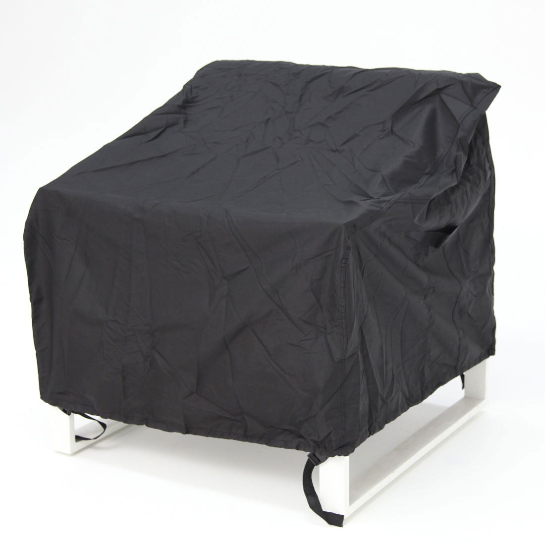 Large Single Lounge Outdoor Cover - Black