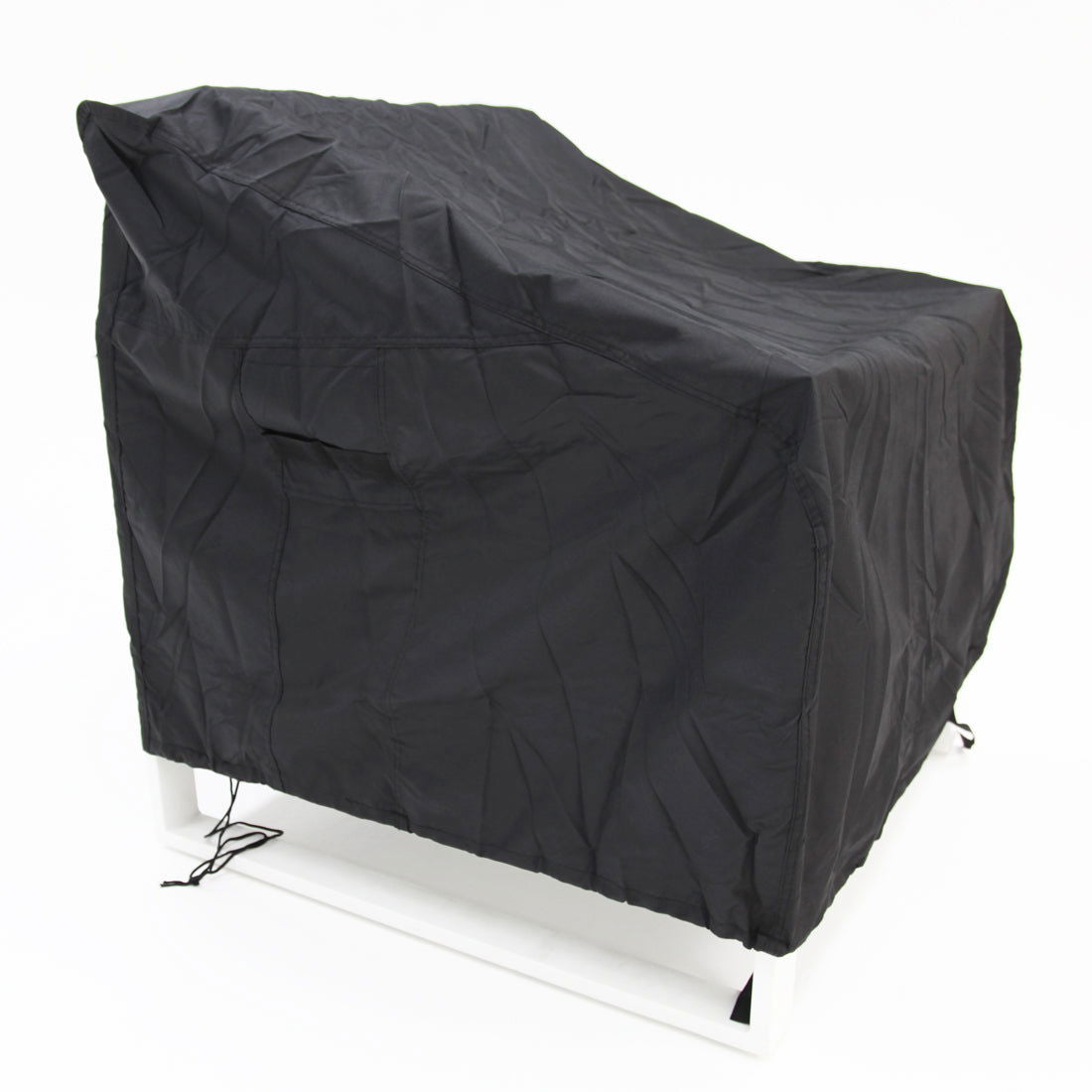 Large Single Lounge Outdoor Cover - Black