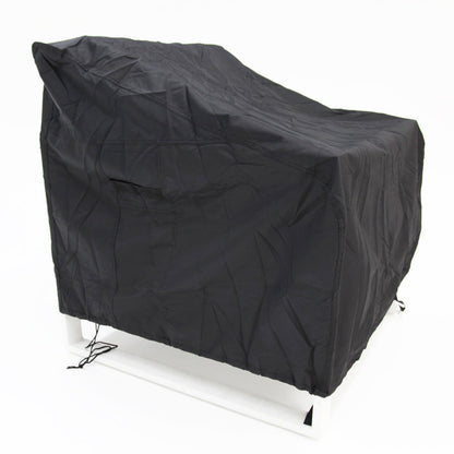 Large Single Lounge Outdoor Cover - Black