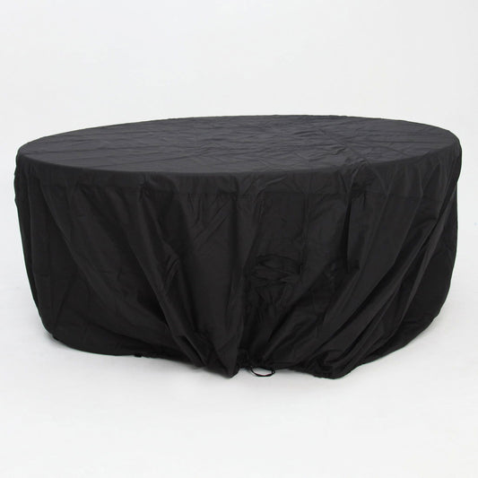 Round Outdoor Cover for Round Dining Setting - Black