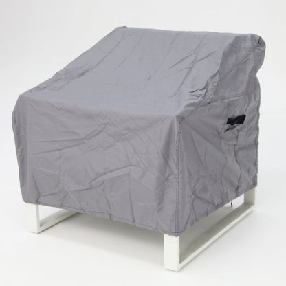 Single Lounge Outdoor Cover - Light Grey